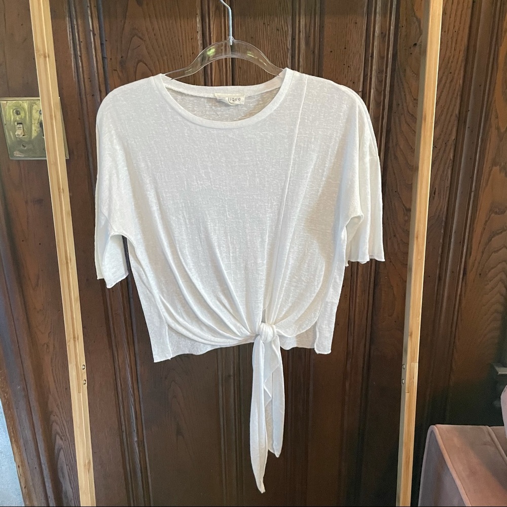 Vestique Tie Front Top